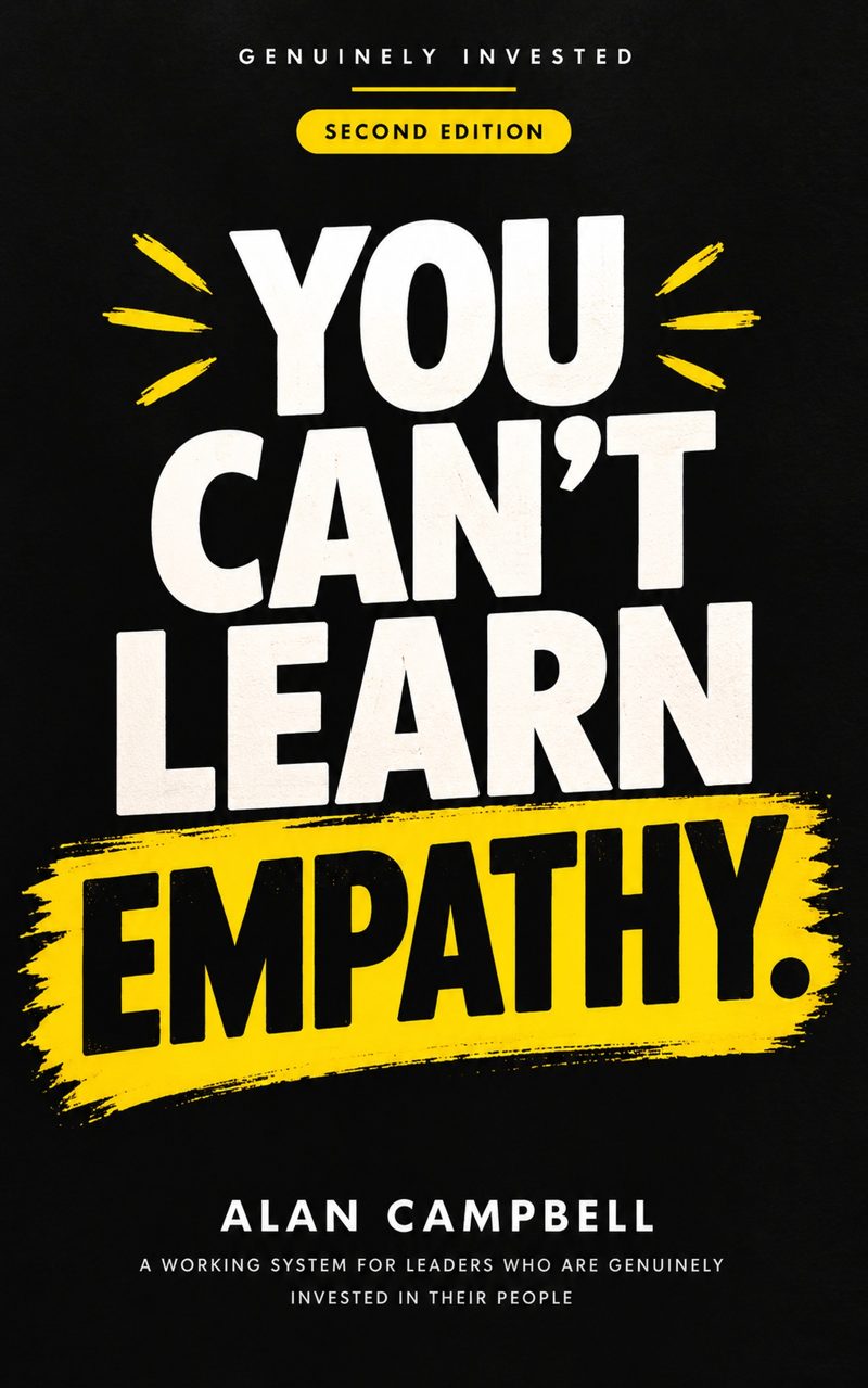 Cover of Genuinely Invested: You Can’t Learn Empathy by Alan Campbell (second edition)